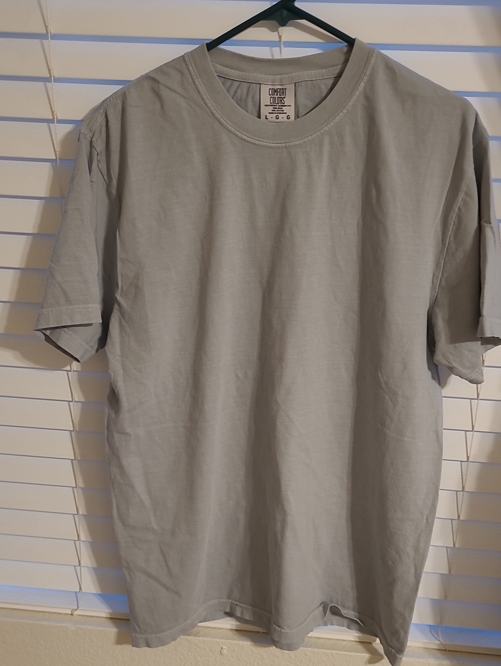 Comfort Colors Men's Classic Crew Neck T-Shirt - Light Gray
